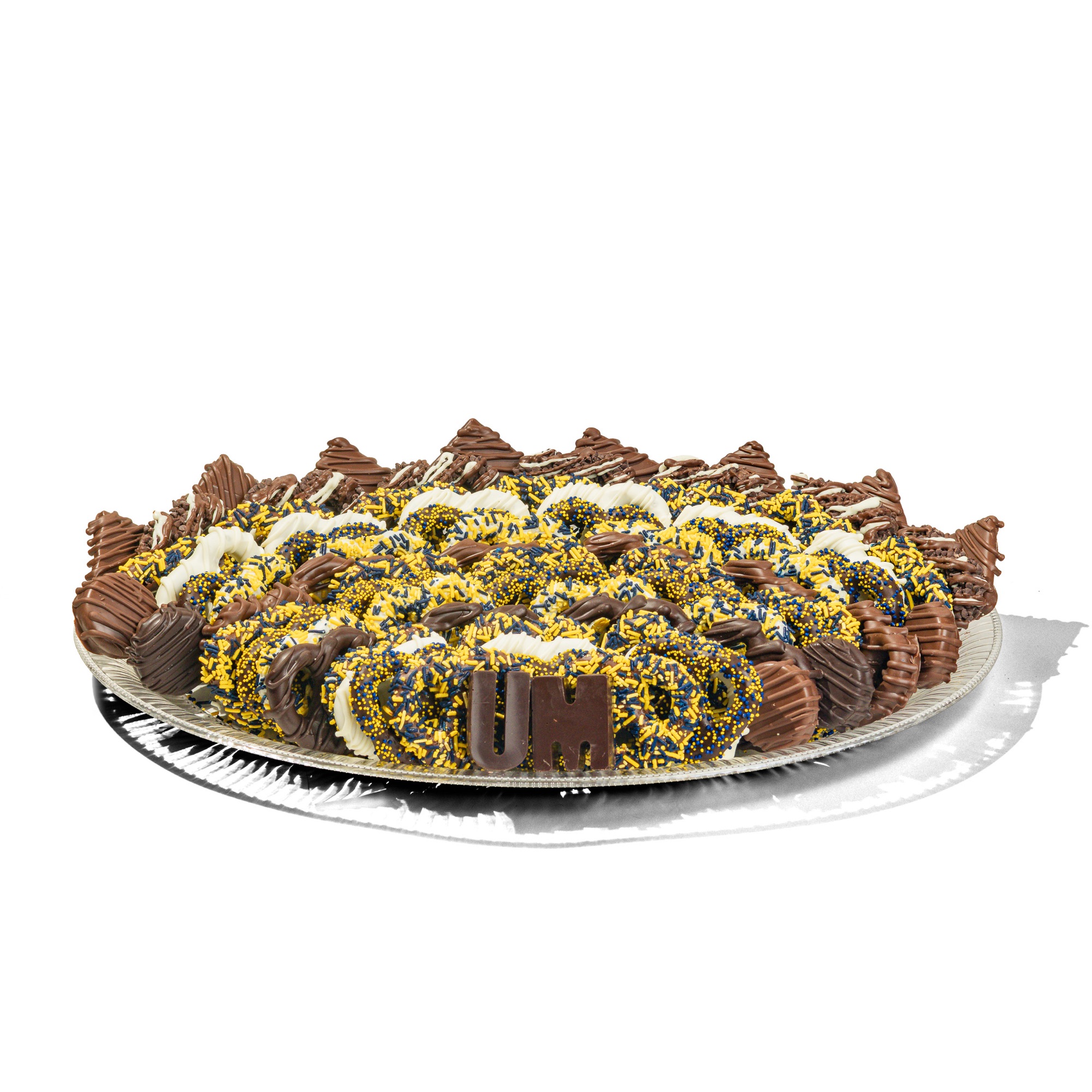 Gourmet chocolate pretzel product photography case study for Posh Pretzels