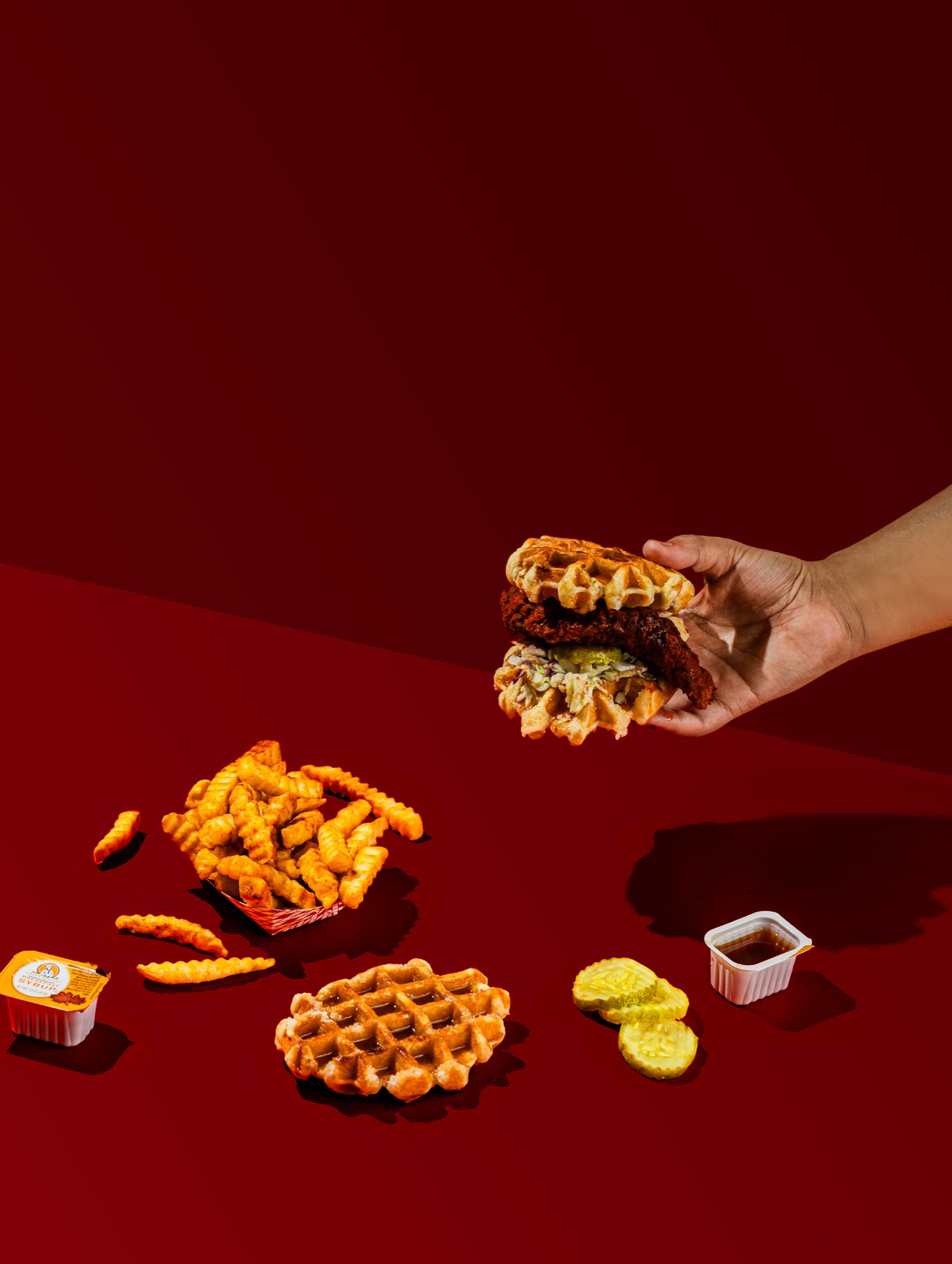 Food photography case study for Slappin Chick